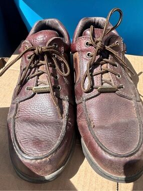 Rockport Men’s Brown Leather Casual Lace-Up Shoes